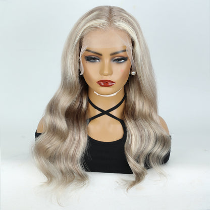Max | 13x4 Lace Frontal Wig Fabulous Skunk Stripe Human Hair Wigs For Women